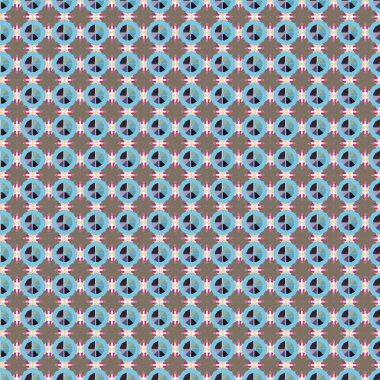 Geometrik şekilli kusursuz desen vektör çizimi