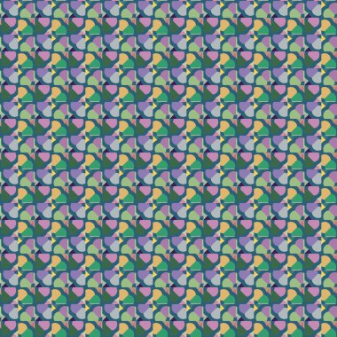 Geometrik şekilli kusursuz desen vektör çizimi