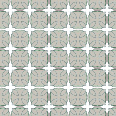 Geometrik şekilli kusursuz desen vektör çizimi