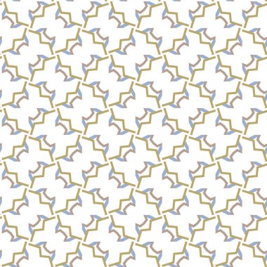 Geometrik şekilli kusursuz desen vektör çizimi