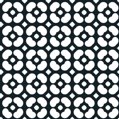 Geometrik şekilli kusursuz desen vektör çizimi