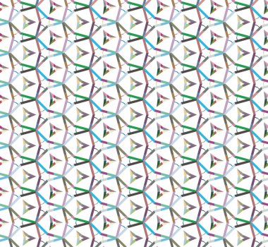 Geometrik şekilli kusursuz desen vektör çizimi