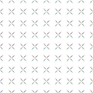 Geometrik şekilli kusursuz desen vektör çizimi