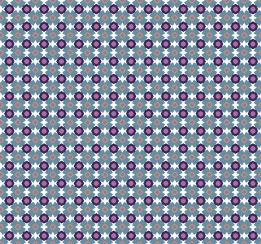 Geometrik şekilli kusursuz desen vektör çizimi