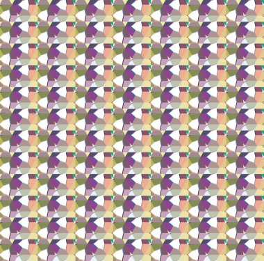 Geometrik şekilli kusursuz desen vektör çizimi