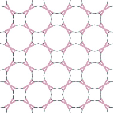 Geometrik şekilli kusursuz desen vektör çizimi