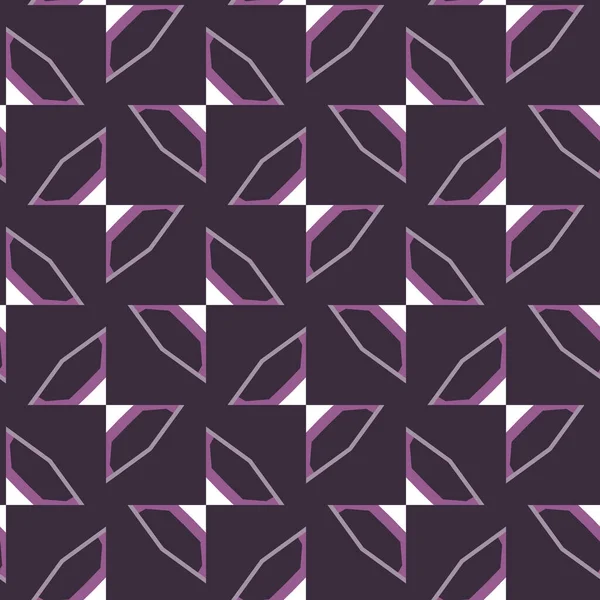 Pola Mulus Dengan Bentuk Geometris Gambar Vektor - Stok Vektor