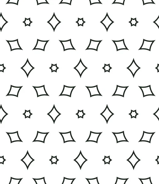 Seamless Pattern Geometric Shapes Vector Illustration — Stock Vector