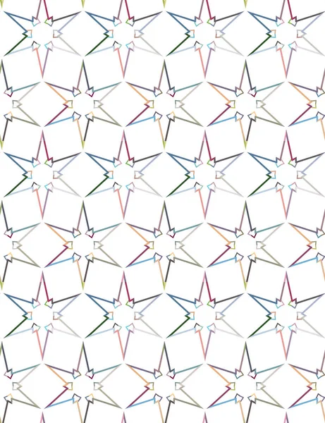 Geometrik Şekilli Kusursuz Desen Vektör Çizimi — Stok Vektör