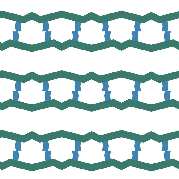 Безшовний Візерунок Геометричними Формами Векторні Ілюстрації — стоковий вектор