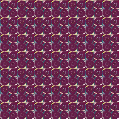 Geometrik şekilli kusursuz desen vektör çizimi