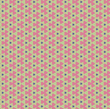 Geometrik şekilli kusursuz desen vektör çizimi