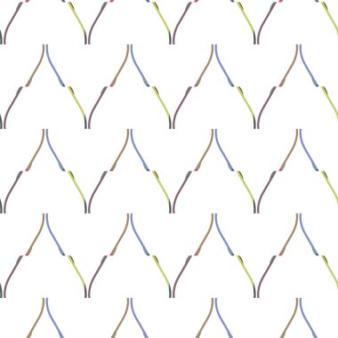 Geometrik şekilli kusursuz desen vektör çizimi