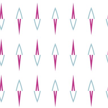 Geometrik şekilli kusursuz desen vektör çizimi