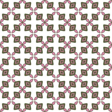 Geometrik şekilli kusursuz desen vektör çizimi