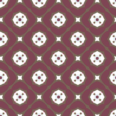 Geometrik şekilli kusursuz desen vektör çizimi