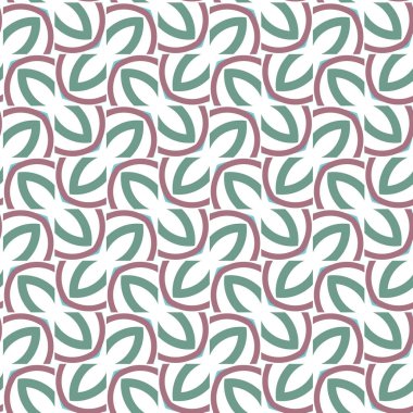 Geometrik şekilli kusursuz desen vektör çizimi