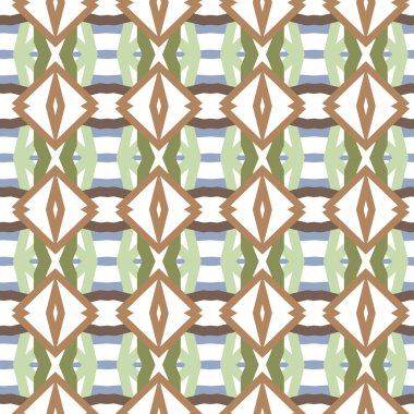 Geometrik şekilli kusursuz desen vektör çizimi