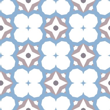 Geometrik şekilli kusursuz desen vektör çizimi