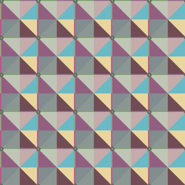 Geometrik şekilli kusursuz desen vektör çizimi