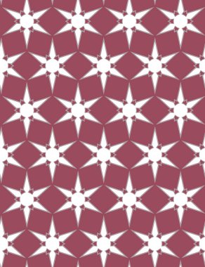 Geometrik şekilli kusursuz desen vektör çizimi