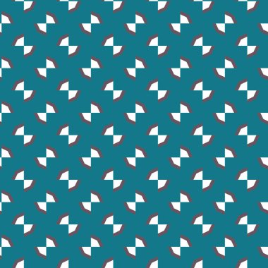 Geometrik şekilli kusursuz desen vektör çizimi