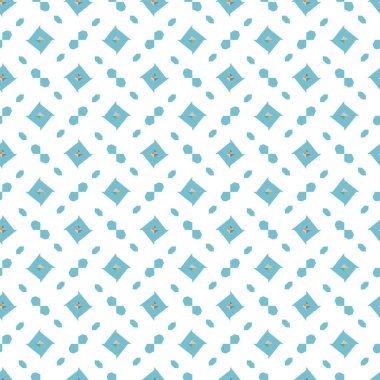 Geometrik şekilli kusursuz desen vektör çizimi