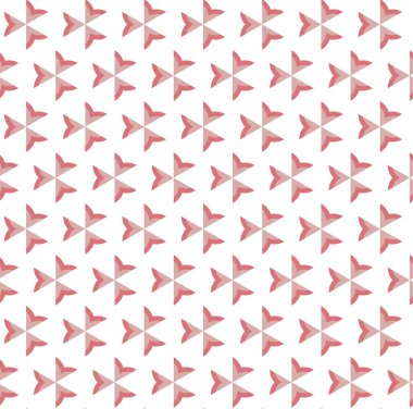 Geometrik şekilli kusursuz desen vektör çizimi