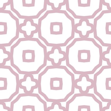 Geometrik şekilli kusursuz desen vektör çizimi