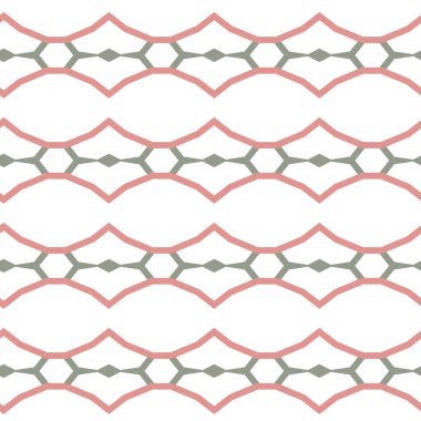 Geometrik şekilli kusursuz desen vektör çizimi