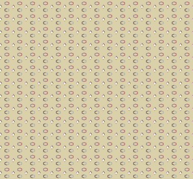 Geometrik şekilli kusursuz desen vektör çizimi