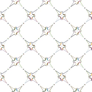 Geometrik şekilli kusursuz desen vektör çizimi