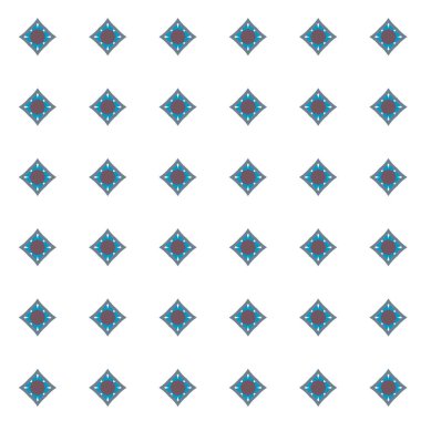 Geometrik şekilli kusursuz desen vektör çizimi