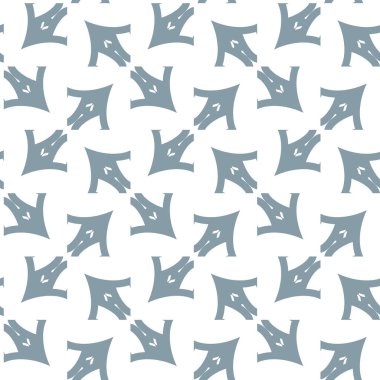 Geometrik şekilli kusursuz desen vektör çizimi