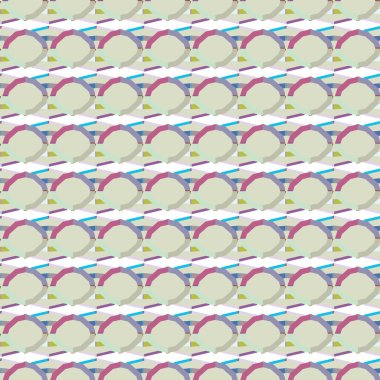 Geometrik şekilli kusursuz desen vektör çizimi