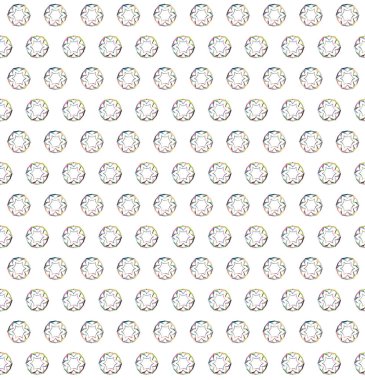 Geometrik şekilli kusursuz desen vektör çizimi