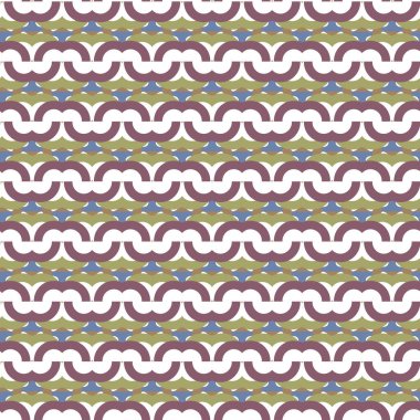 Geometrik şekilli kusursuz desen vektör çizimi