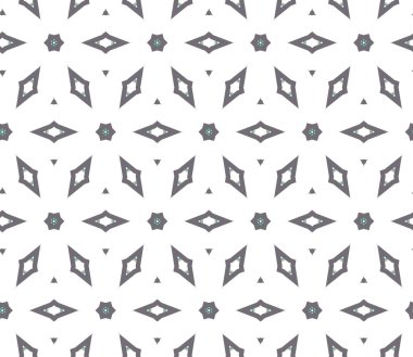 Geometrik şekilli kusursuz desen vektör çizimi