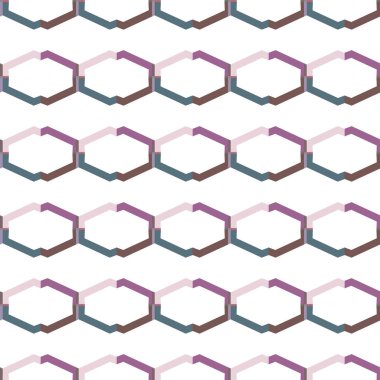 Geometrik şekilli kusursuz desen vektör çizimi