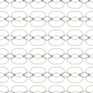 Geometrik şekilli kusursuz desen vektör çizimi