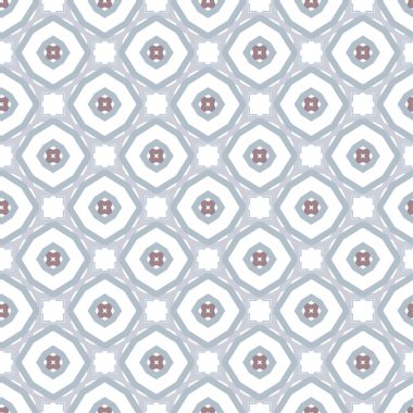 Geometrik şekilli kusursuz desen vektör çizimi