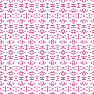 Geometrik şekilli kusursuz desen vektör çizimi