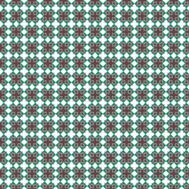 Geometrik şekilli kusursuz desen vektör çizimi