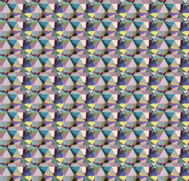 Geometrik şekilli kusursuz desen vektör çizimi