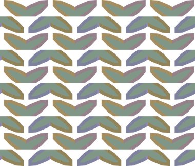 Geometrik şekilli kusursuz desen vektör çizimi