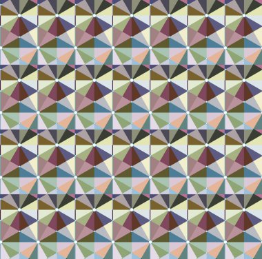 Geometrik şekilli kusursuz desen vektör çizimi