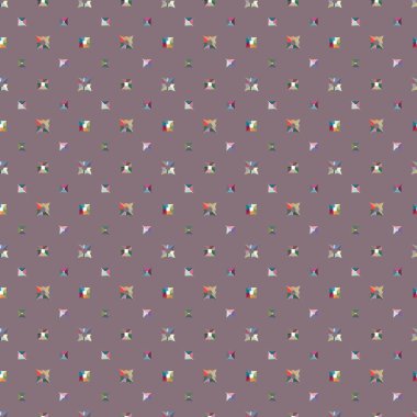 Geometrik şekilli kusursuz desen vektör çizimi