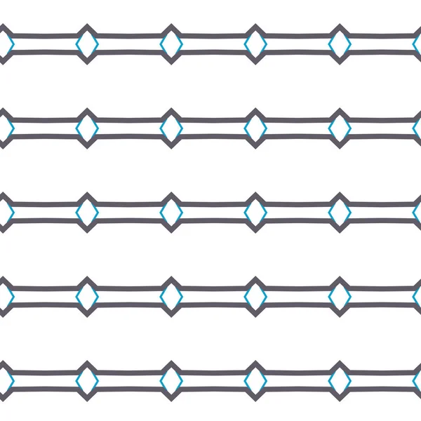 Nahtlose Muster Mit Geometrischen Formen Vektorillustration — Stockvektor