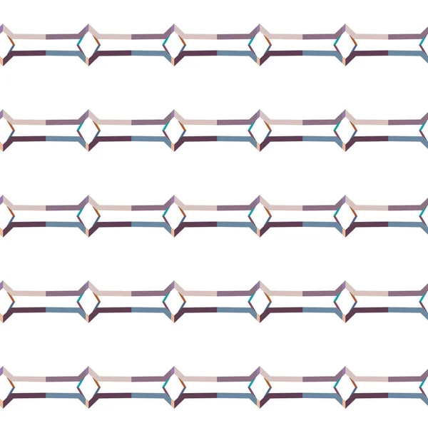 Motif Sans Couture Avec Des Formes Géométriques Illustration Vectorielle — Image vectorielle