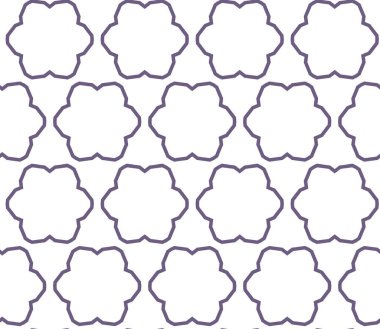 Geometrik şekilli kusursuz desen vektör çizimi